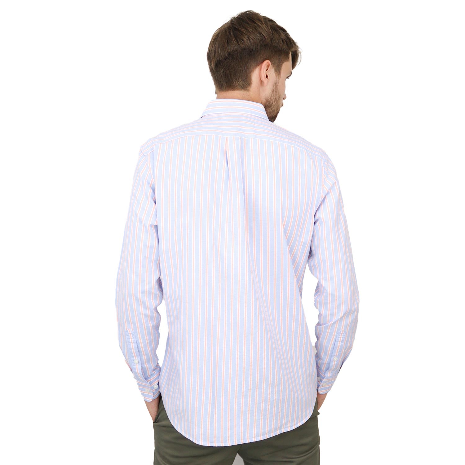 Men's Shirt With Small Lion Embroidery
