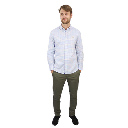 Men's Shirt With Small Lion Embroidery