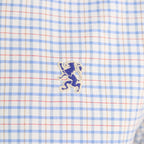 Men's Shirt With Small Lion Embroidery