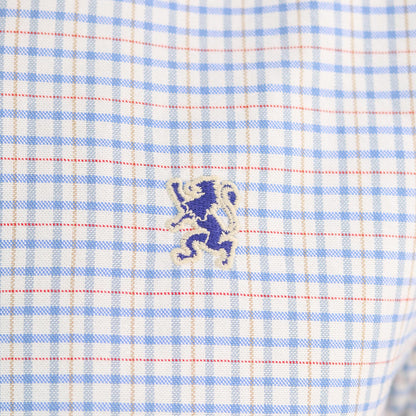 Men's Shirt With Small Lion Embroidery