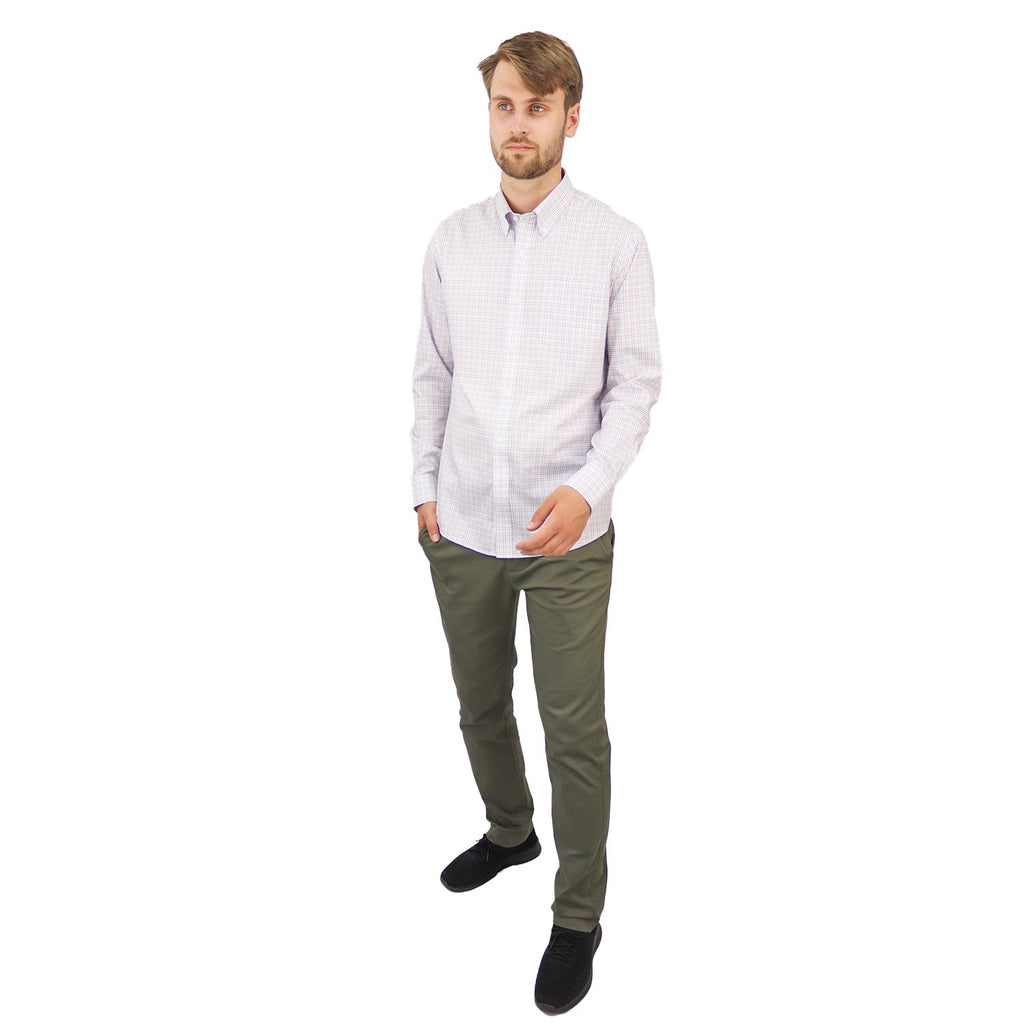 Men's Shirt With Small Lion Embroidery