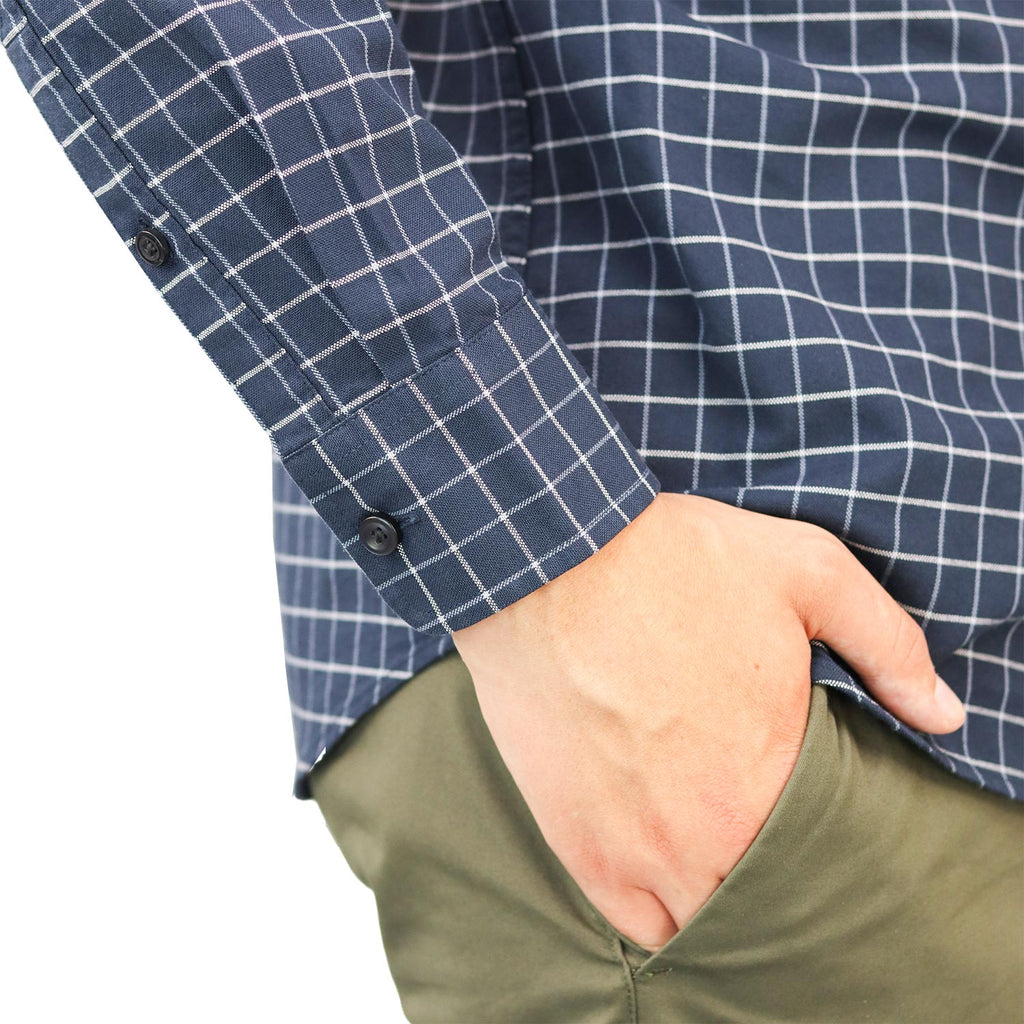 Men's Shirt With Small Lion Embroidery