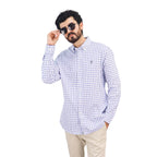 Men's Shirt With Small Lion Embroidery