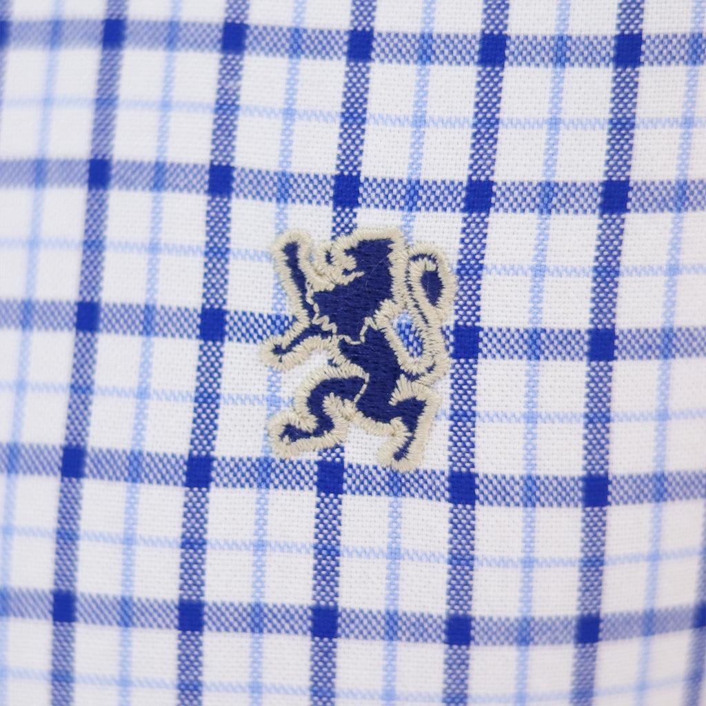 Men's Shirt With Small Lion Embroidery