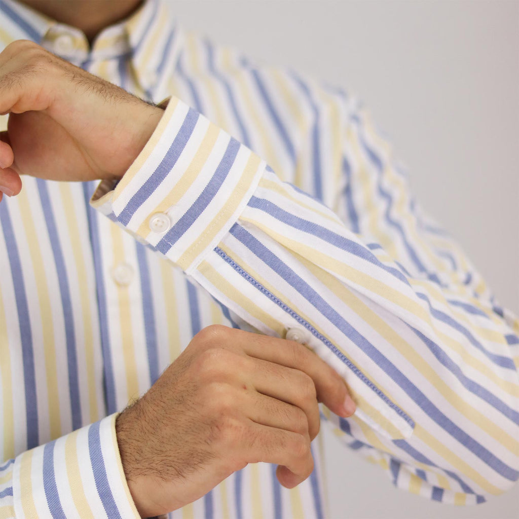 Men's Shirt With Small Lion Embroidery