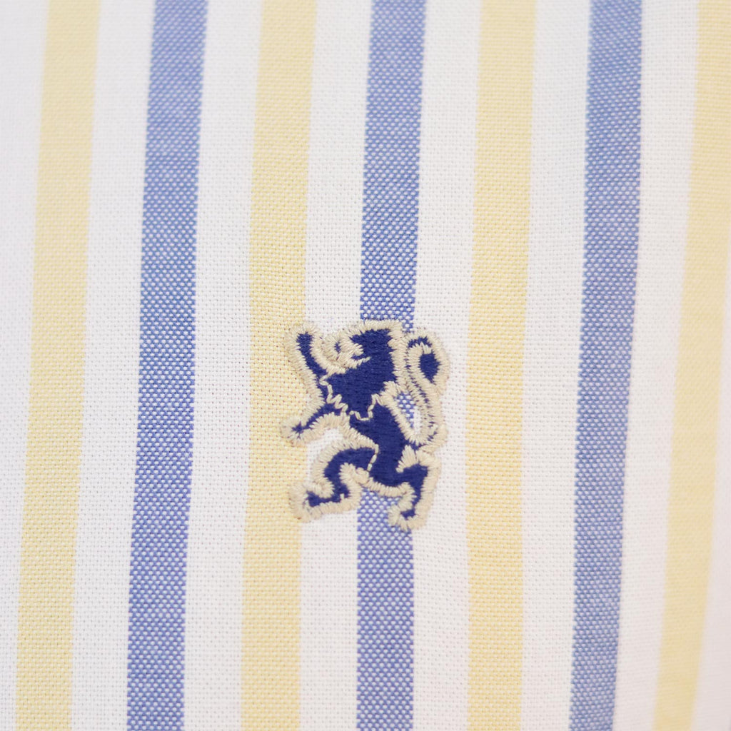 Men's Shirt With Small Lion Embroidery