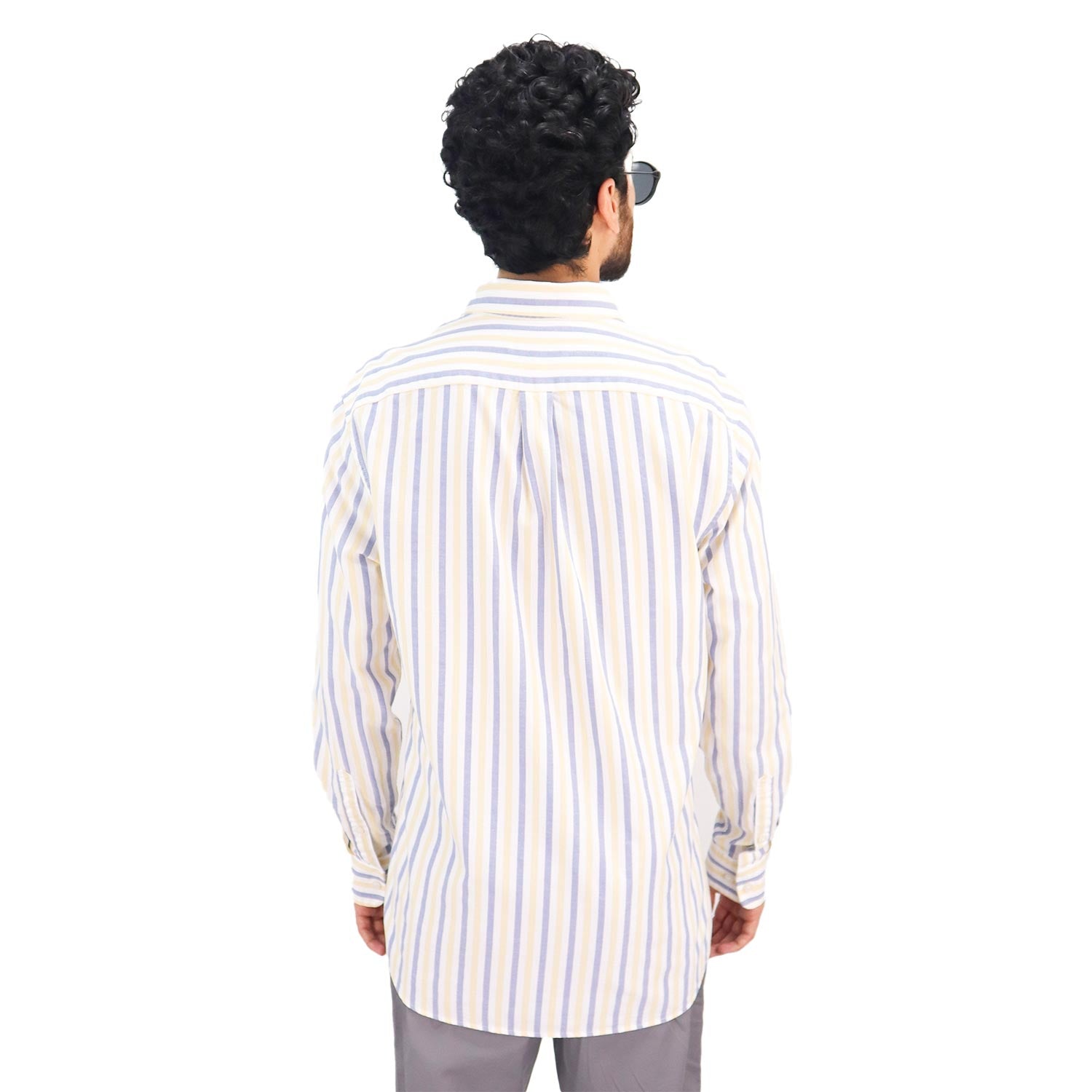 Men's Shirt With Small Lion Embroidery