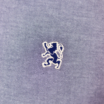Men's Shirt With Small Lion Embroidery