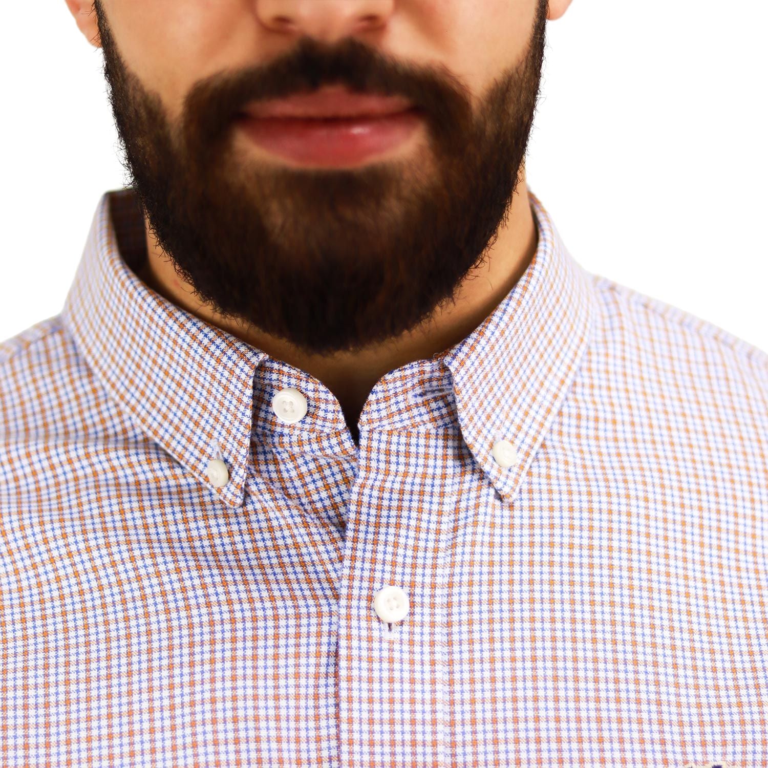 Men's Shirt With Small Lion Embroidery