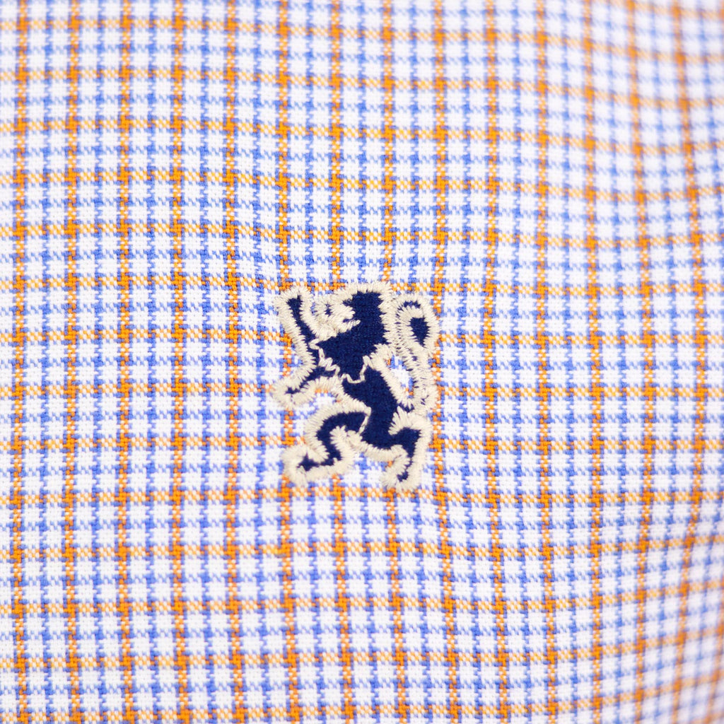 Men's Shirt With Small Lion Embroidery