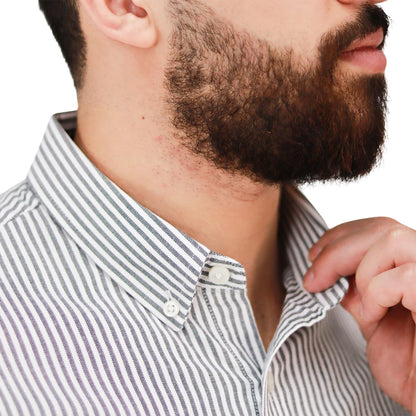 Men's Shirt With Small Lion Embroidery