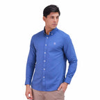 Men's Shirt With Small Lion Embroidery