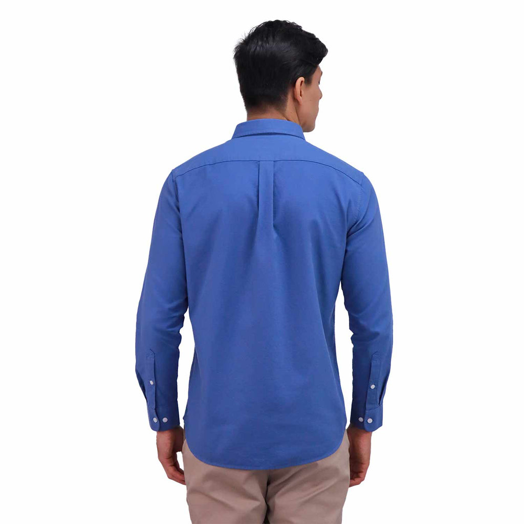 Men's Shirt With Small Lion Embroidery