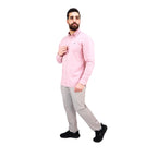 Men's Shirt With Small Lion Embroidery