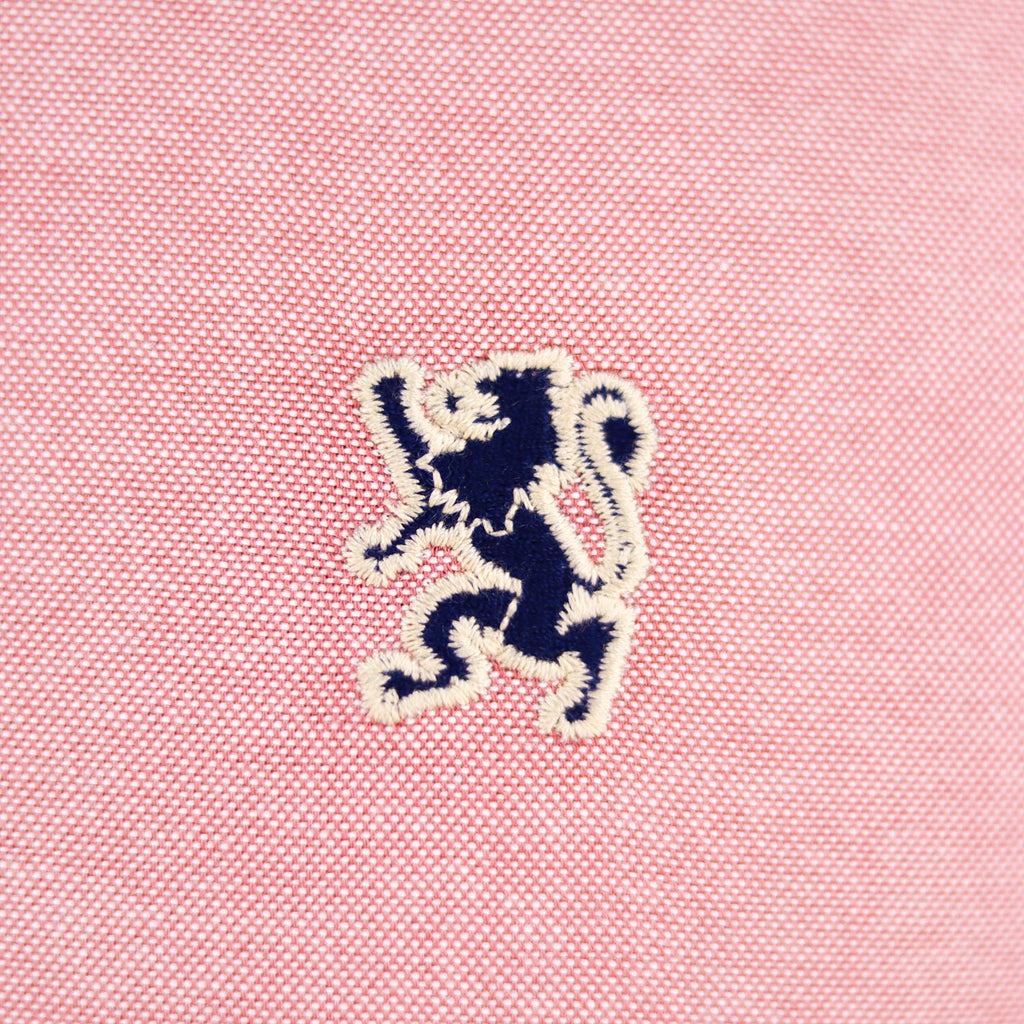 Men's Shirt With Small Lion Embroidery