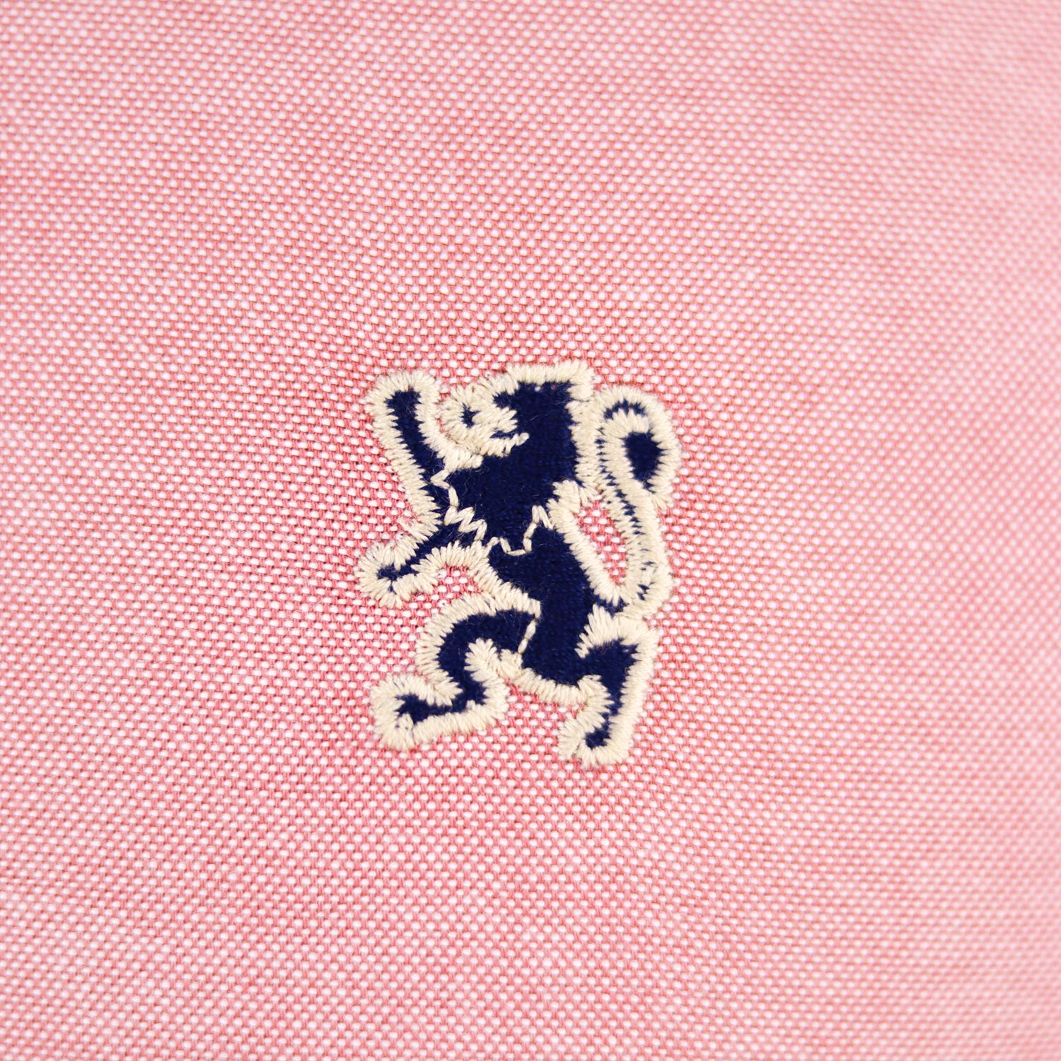 Men's Shirt With Small Lion Embroidery