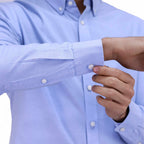 Men's Shirt With Small Lion Embroidery