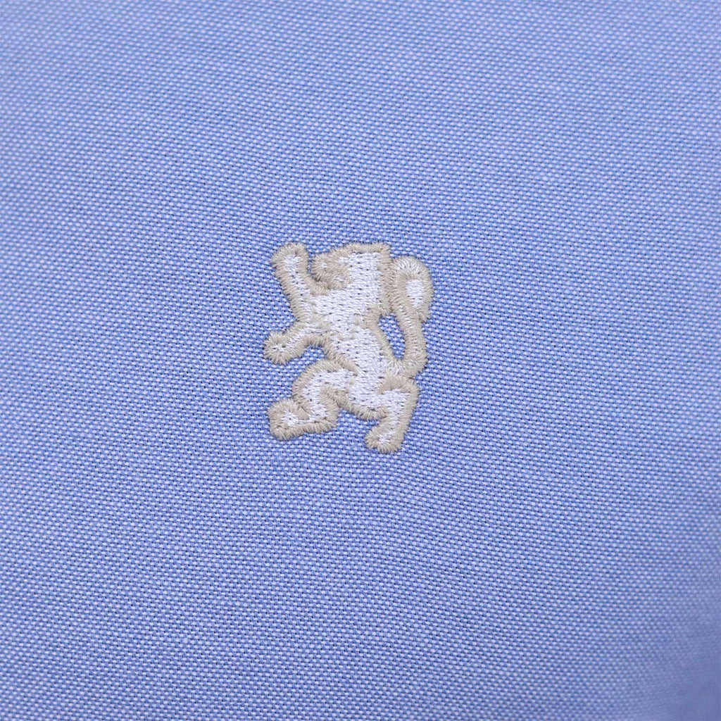 Men's Shirt With Small Lion Embroidery