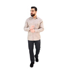 Men's Shirt With Small Lion Embroidery