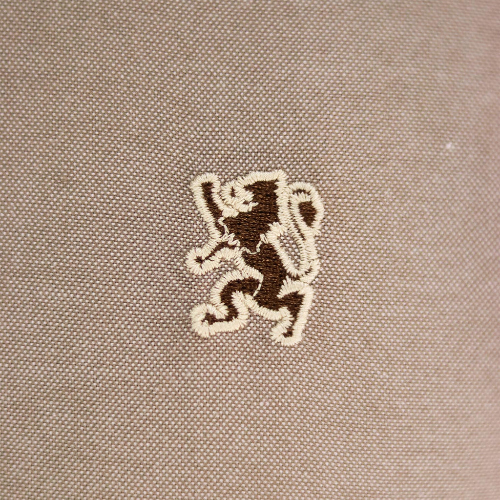 Men's Shirt With Small Lion Embroidery