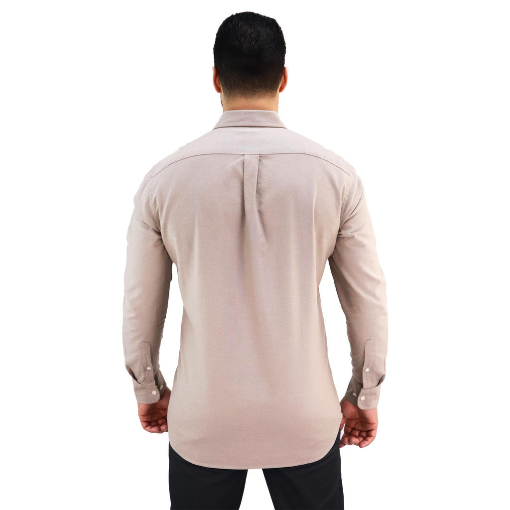 Men's Shirt With Small Lion Embroidery