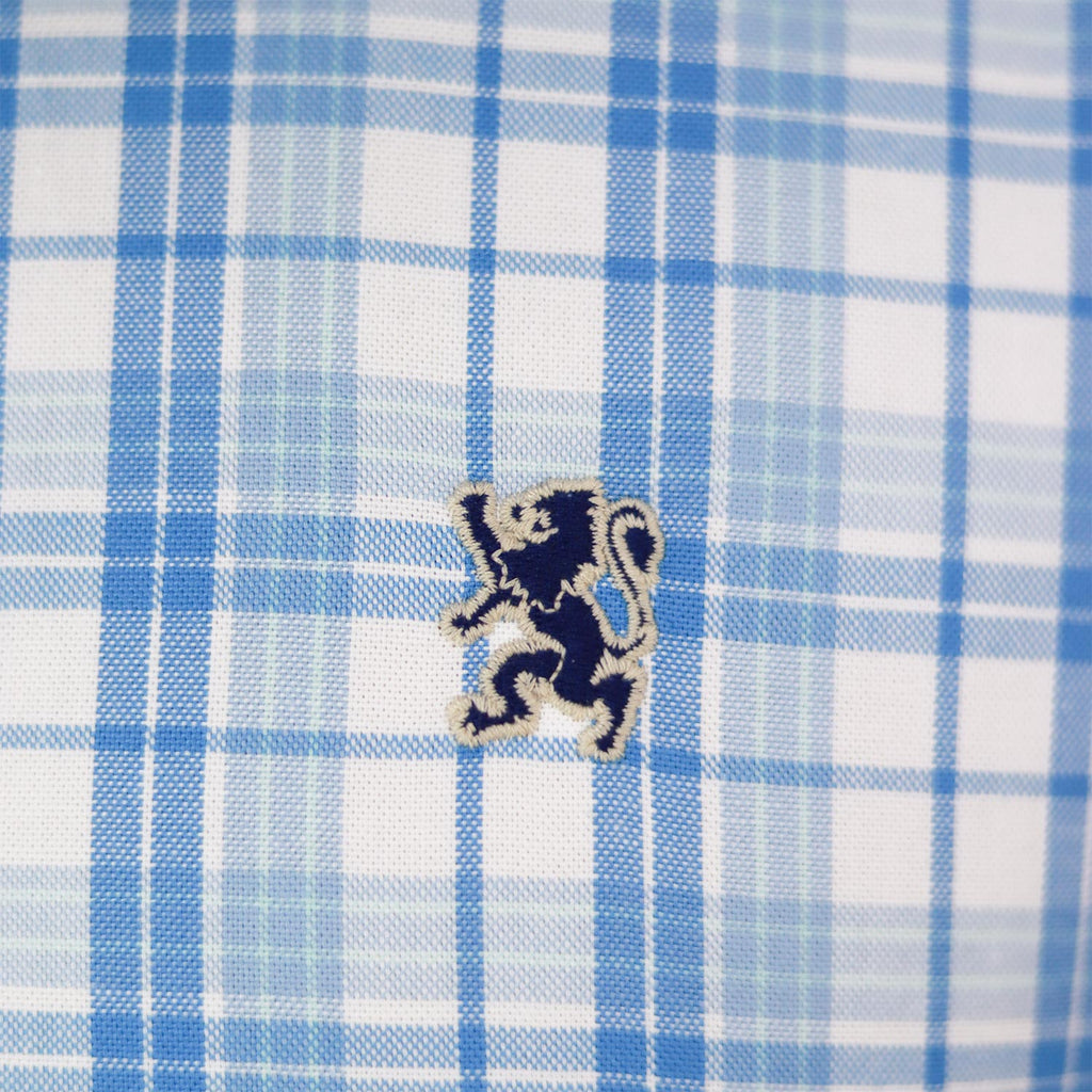 Men's Shirt With Small Lion Embroidery