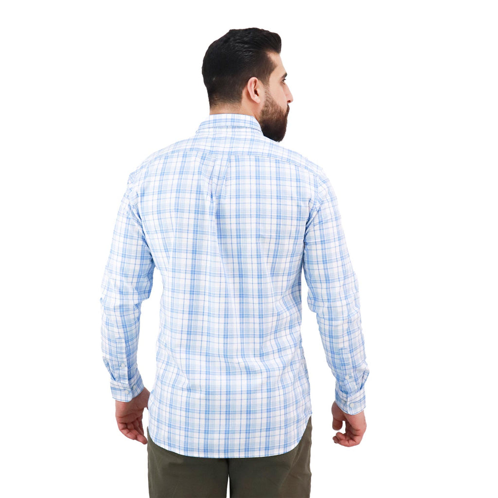 Men's Shirt With Small Lion Embroidery