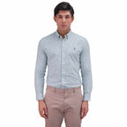 Men's Shirt With Small Lion Embroidery