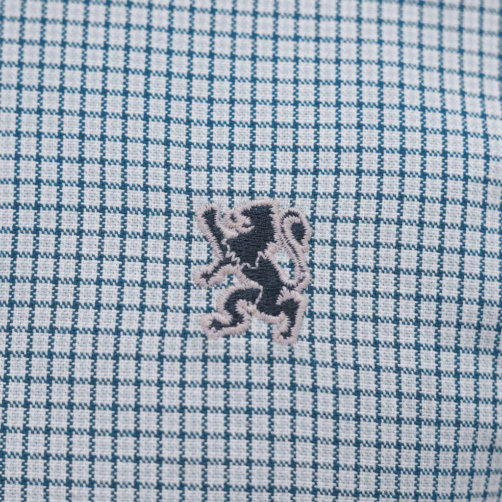 Men's Shirt With Small Lion Embroidery