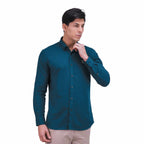 Men's Shirt With Small Lion Embroidery