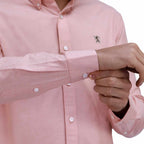 Men's Shirt With Small Lion Embroidery