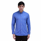Men's Shirt With Small Lion Embroidery