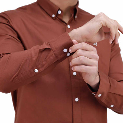 Men's Shirt With Small Lion Embroidery