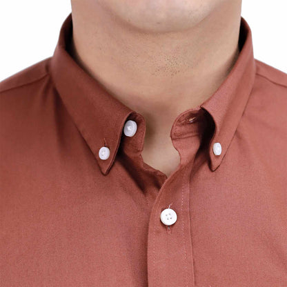 Men's Shirt With Small Lion Embroidery