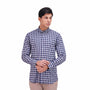 Giordano Men's Shirt With Small Lion Embroidery-Multicolor