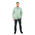 Men's Shirt With Small Lion Embroidery