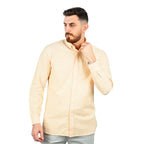 Giordano Men's Shirt With Small Lion Embroidery-Multicolor