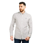 Giordano Men's Shirt With Small Lion Embroidery-Multicolor
