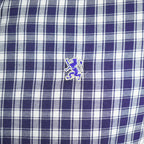 Men's Shirt with Small Lion Embroidery