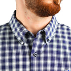 Men's Shirt with Small Lion Embroidery