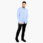 Men's Shirt With Small Lion Embroidery