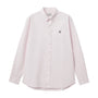 Giordano Men's Shirt With Small Lion Embroidery-White