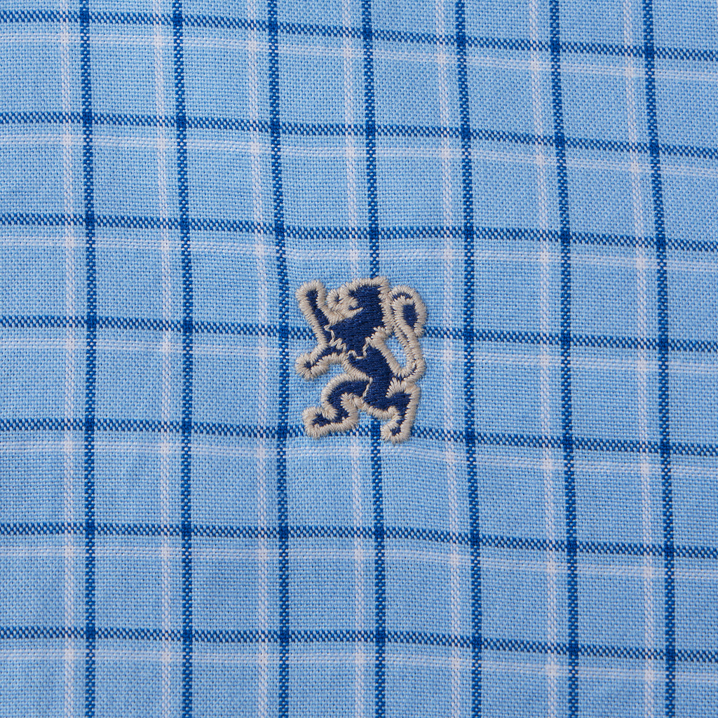 Men's Shirt With Small Lion Embroidery
