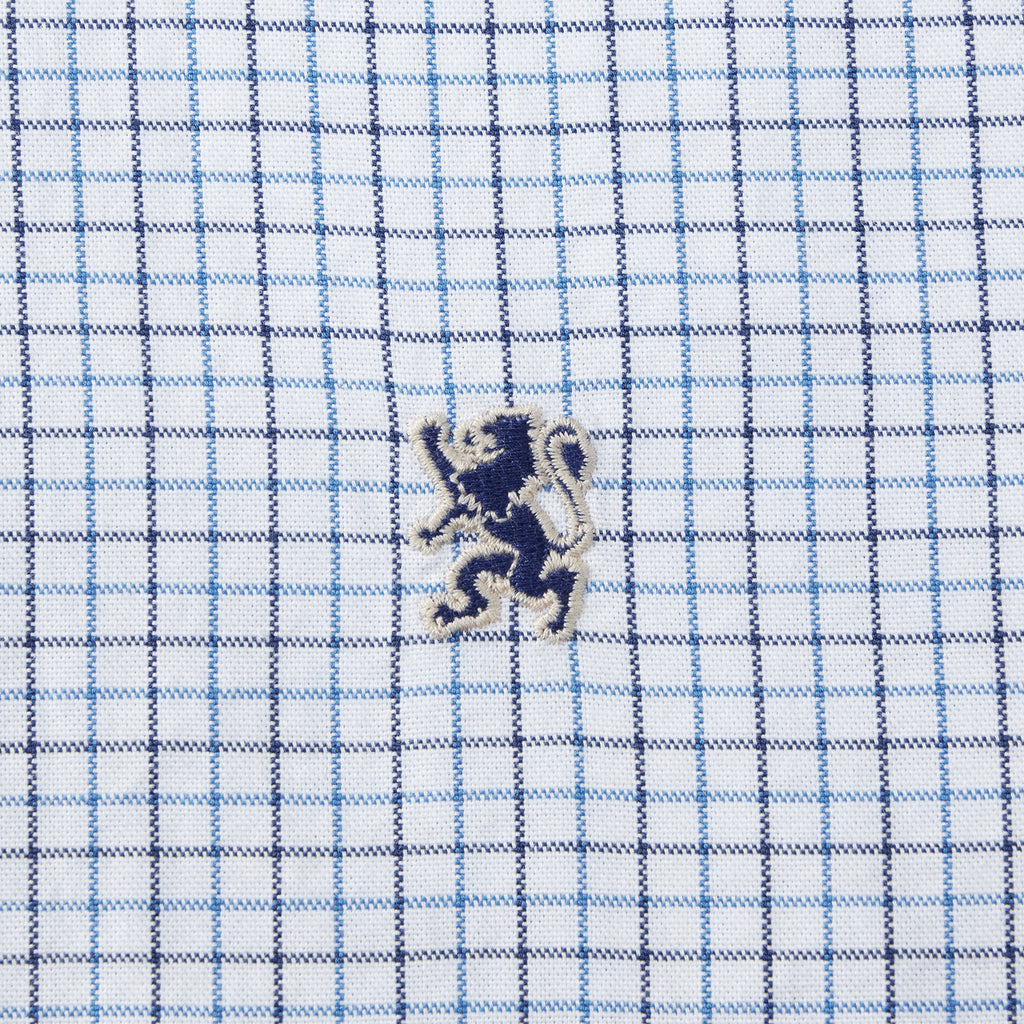 Men's Shirt With Small Lion Embroidery