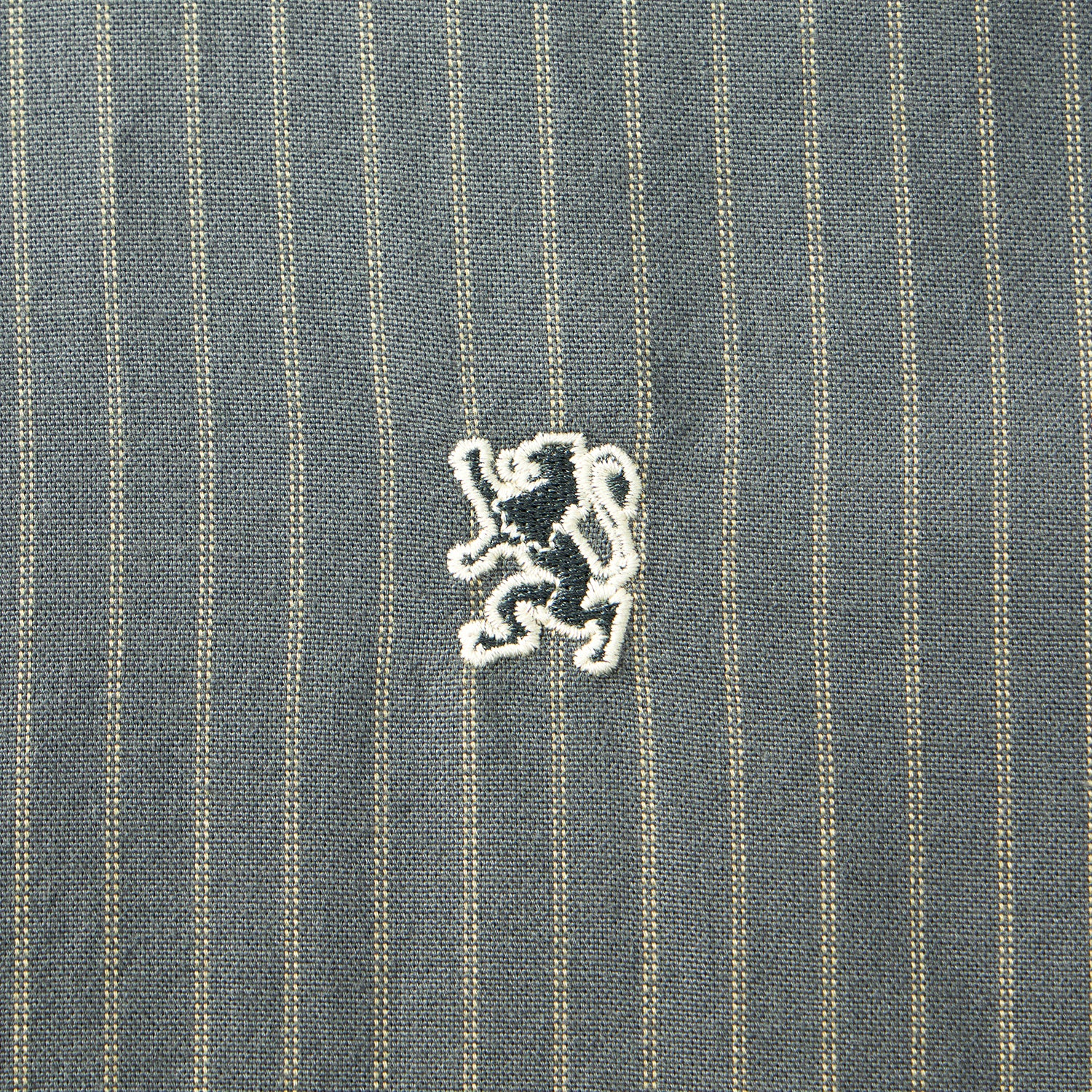 Men's Shirt With Small Lion Embroidery