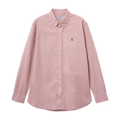 Men's Shirt With Small Lion Embroidery