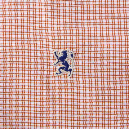 Men's Shirt With Small Lion Embroidery