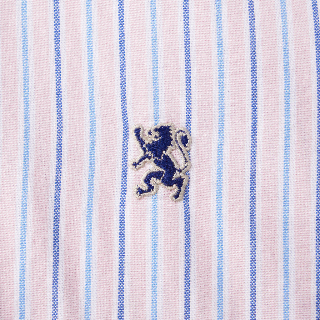 Men's Shirt With Small Lion Embroidery