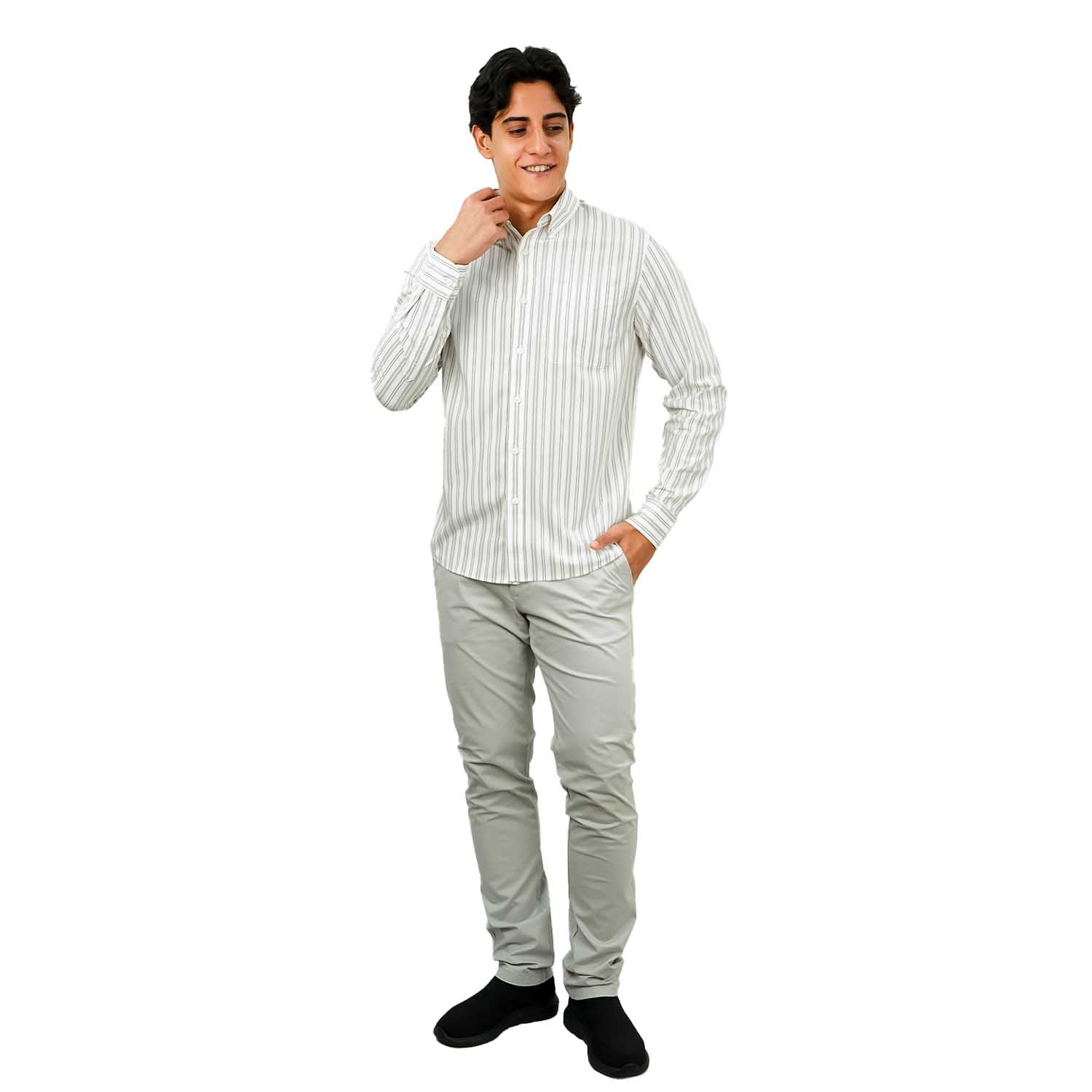 Men's Bamboo Blend Twill Shirt | Slim Fit, Cool Comfort