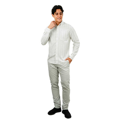 Men's Bamboo Blend Twill Shirt | Slim Fit, Cool Comfort
